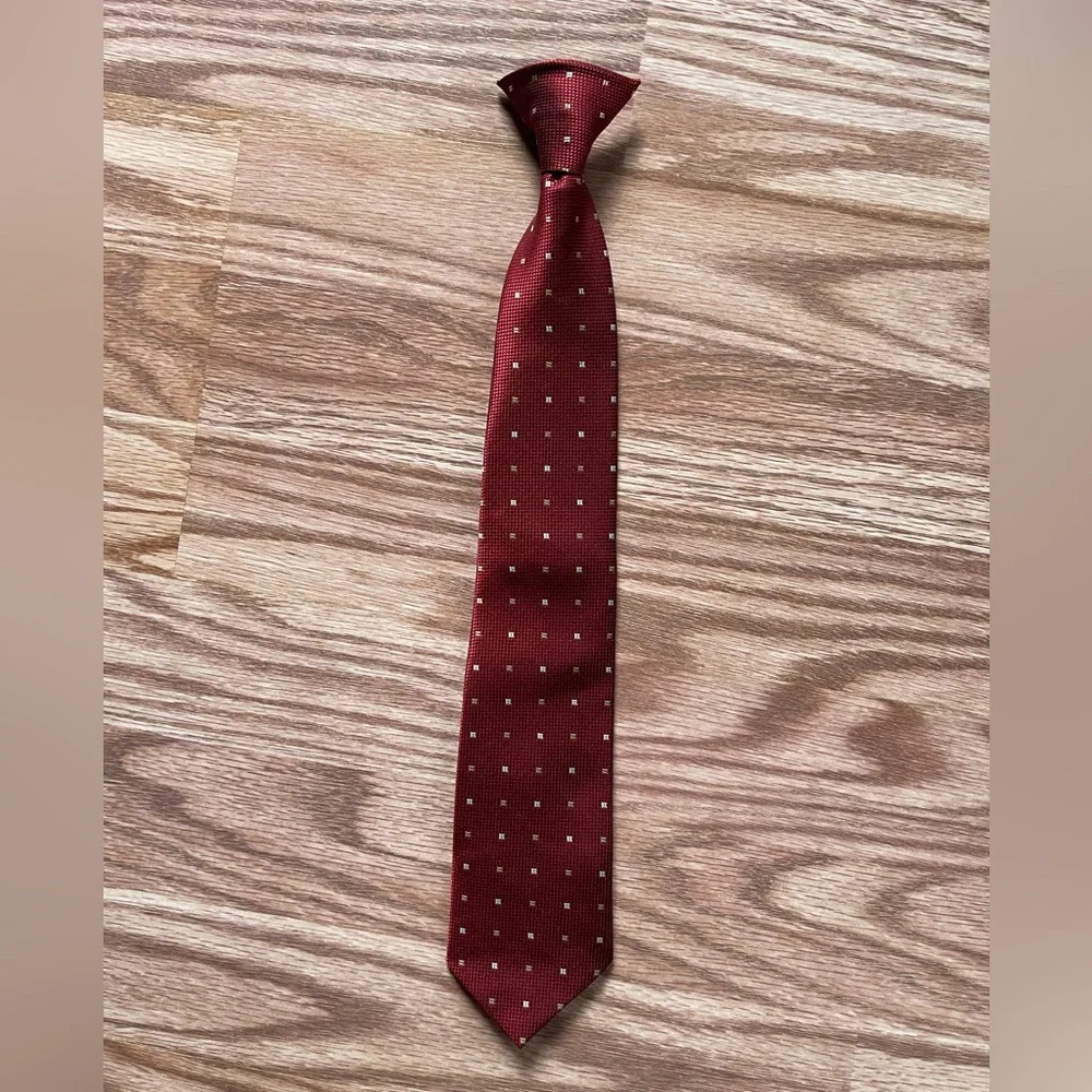 Boy's clip-on Necktie Tie 14.5